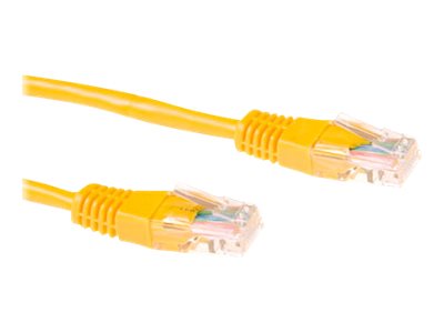 Ewent - Verbindingskabel - RJ-45 (M) naar RJ-45 (M) - 10 m - UTP - CAT 5e - geel, RAL 1023