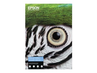Epson Fine Art II - Cotton - smooth matte - 490 micron - natural white - A2 (420 x 594 mm) - 300 g/m² - 25 sheet(s) rag paper