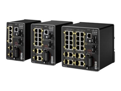 Cisco Industrial Ethernet 2000U Series - Switch - Managed - 8 x 10/100 + 2 x combo Gigabit SFP - DIN rail mountable - refurbished
