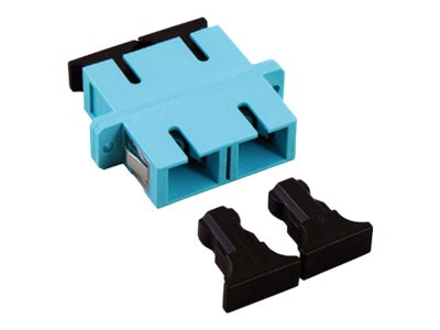 ADAPTER SC DUPLEX OM3 FL AQUA. 1 stk