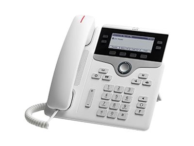 Cisco IP Phone 7841 - VoIP phone - SIP, SRTP - 4 lines - white - TAA Compliant