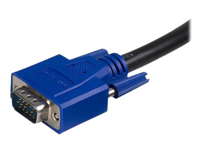 StarTech.com 2-in-1 Universal USB KVM Cable - Video / USB cable - HD-15 (VGA), USB Type B (M) to USB, HD-15 (VGA) - 15 ft - SVUSB2N1_15 - Video / USB cable - HD-15 (VGA), USB Type B (M) to USB, HD-15 (VGA) - 4.6 m - for P/N: RKCOND17HD, SV231USBGB, SV231USBLC, SV431USB, SV431USBAE, SV431USBAEGB, SV431USBDDM