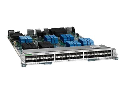 Cisco Nexus 7000 F3-Series 48-Port Fiber 1 and 10G Ethernet Module - Expansion module - Gigabit Ethernet / 10 Gigabit SFP+ / SFP (mini-GBIC) x 48 - refurbished - for Nexus 7004 Bundle, 7009, 7010, 7010 Bundle, 7010 Fabric-2 Module