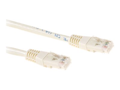 ACT CAT6 U/UTP patchkabel ivoor 25 m