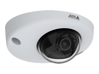 AXIS P3925-R - Network surveillance camera - pan / tilt - vandal-proof - colour (Day&Night) - 1920 x 1080 - M12 mount - fixed iris - fixed focal - audio - LAN 10/100 - MPEG-4, MJPEG, H.264, AVC, HEVC, H.265 - PoE Class 2