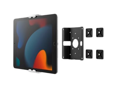 Compulocks Universal Tablet Cling Glass Mount - Mounting kit (VESA holder, glass mount bracket with security slot) - for tablet - universal - white - screen size: 7\"-13\" - mounting interface: 100 x 100 mm