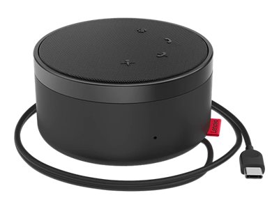 Lenovo Go - Speakerphone hands-free - wired - USB-C - thunder black, storm grey - Certified for Microsoft Teams