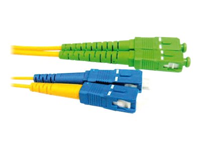ACT SC/APC8-SC/PC 9/125um OS2 Duplex fiber optic patch 25 m
