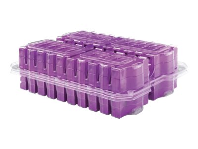 HPE Ultrium RW Eco Case Data Cartridge - 20 x LTO Ultrium 6 - 2.5 TB / 6.25 TB - write-on labels - purple - for StorageWorks SAS Rack-Mount Kit