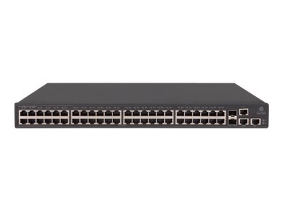 HPE 1950-48G-2SFP+-2XGT - Switch - L3 - Managed - 48 x 10/100/1000 + 2 x Gigabit SFP / 10 Gigabit SFP+ + 2 x 10Gb Ethernet - rack-mountable