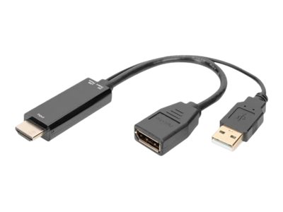 HDMIm to DP F with external Power 4K