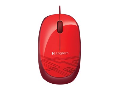 Mouse M105 red USB with pattern