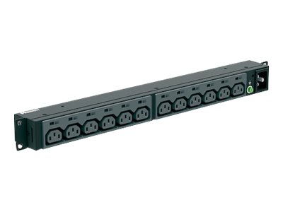 Panduit SmartZone G5 Basic - Power distribution unit (rack-mountable) - AC 230 V - 3.7 kW - 1-phase - input: IEC 60309 2P+E - output connectors: 12 (12 x IEC 60320 C13) - 1U - 3 m cord - EMEA - black