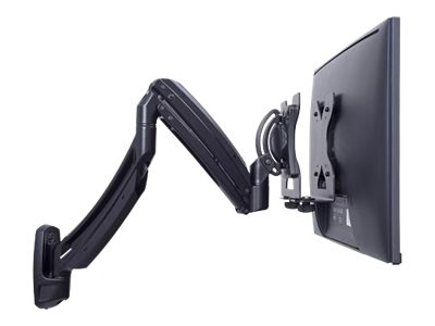 Chief Kontour K1W Dynamic - Mounting kit (interface plate, wall mount, dual articulating arm) - for LCD display - aluminium - black - screen size: 10\"-30\" - wall-mountable