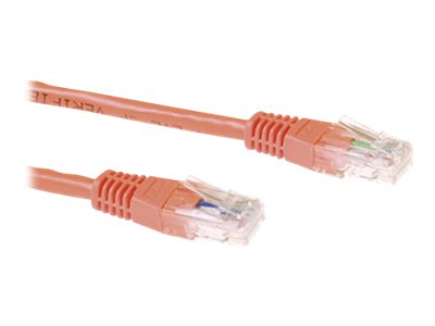 ACT - Patch cable - RJ-45 (M) - RJ-45 (M) - 50 cm - UTP - CAT 6a - orange, RAL 2000