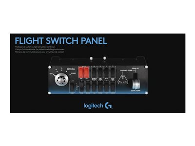 Logitech Flight Switch Panel - Flight simulator instrument panel - wired - for PC