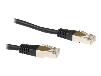 CAT5E F/UTP LSZH BLACK  10.00M. 1 stk