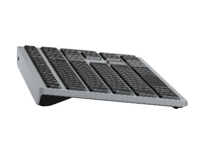 Dell Premier Multi-Device KM7321W - Keyboard and mouse set - wireless - 2.4 GHz, Bluetooth 5.0 - QWERTY - UK - titan grey