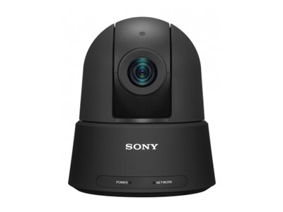 Sony 4K30P PTZ auto-framing camera with 12x optical zoom and AI analytics - black