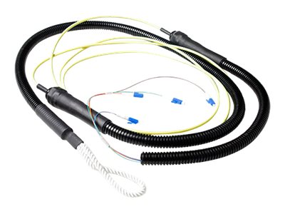 ACT 4x LC-4x LC Tight Buffer 9/125um OS2 indoor kabel 100m