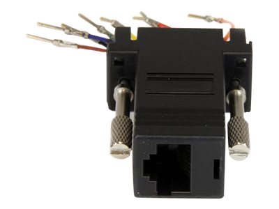 StarTech.com DB9 to RJ45 Modular Adapter - M/F - Serial adapter - DB-9 (M) to RJ-45 (F) - GC98MF - Serial adapter - DB-9 (M) to RJ-45 (F) - for StarTech.com 16 Port Enhanced RS232 Serial Console Server