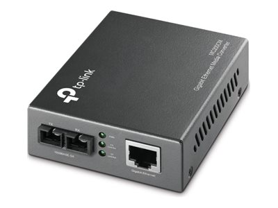 TP-Link MC200CM V5 - Fibre media converter - 1GbE - 1000Base-SX, 1000Base-T - RJ-45 / SC multi-mode - up to 550 m - 850 nm - for P/N: TL-MC1400, TL-SG3210XHP-M2 V2.6, TL-SG3452XP V1