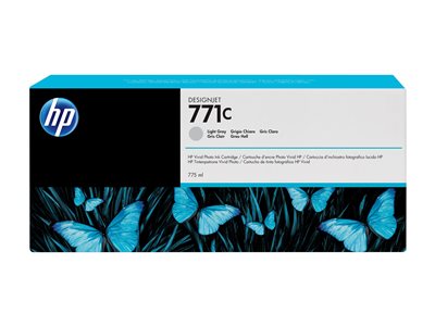 HP 771C - 775 ml - light grey - original - ink cartridge - for DesignJet Z6200, Z6600, Z6610, Z6800, Z6810