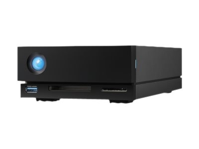 LaCie 1big Dock STHS10000800 - Hard drive array - 10 TB - 1 bays (SATA-600) - HDD 10 TB x 1 - Thunderbolt 3, USB 3.1 (external) - with 5 years Rescue Data Recovery Service Plan