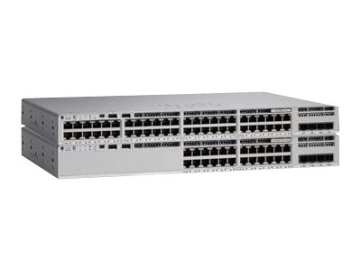 Cisco Catalyst 9200L - Network Essentials - switch - L3 - 24 x 10/100/1000 + 4 x Gigabit SFP (uplink) - rack-mountable