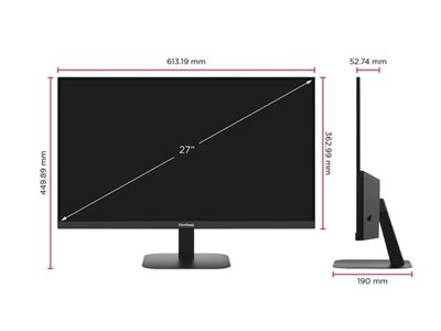 LED monitor VA2708-4K-HD 27IN 2K 250nits