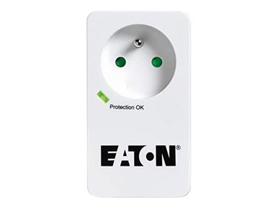 Eaton Protection Box - Surge protector - AC 220-250 V - 4000 Watt - output connectors: 1 - white