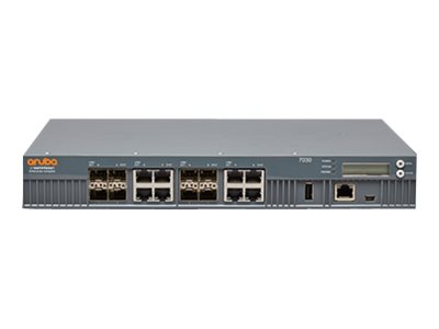 HPE Aruba 7030 (RW) - Network management device - 8 ports - 32 MAPs (managed access points) - 1GbE - 1U - K-12 education
