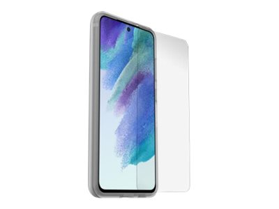 OtterBox React Series - Back cover for mobile phone - clear - with Trusted Glass screen protector - for Samsung Galaxy S21 FE 5G