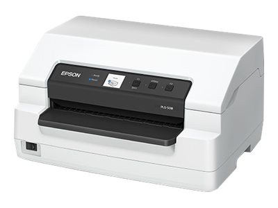 Epson PLQ 50M - Passbook printer - B/W - dot-matrix - 10 cpi - 24 pin - up to 630 char/sec - parallel, USB 2.0, serial