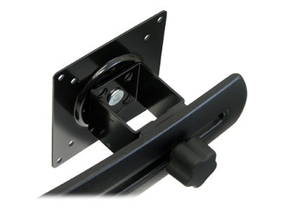 Ergotron DS100 Dual LCD Pole System - Mounting component (slide pivot) - for flat panel - black