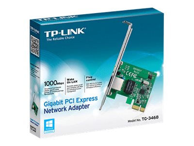 32-bit Gigabit PCIe Network Adapter, Realtek RTL8168B chipset, PCIe x1 form factor for each PCIe slot, Gigabit RJ-45 port (10/100/1000) with auto-sensing, Auto-MDI (X) - incl low profile bracket