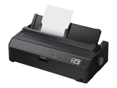 Epson FX 2190IIN - Printer - B/W - dot-matrix - Roll (21.6 cm), 406.4 mm (width), 420 x 364 mm - 240 x 144 dpi - 9 pin - up to 738 char/sec - parallel, USB 2.0, LAN, serial