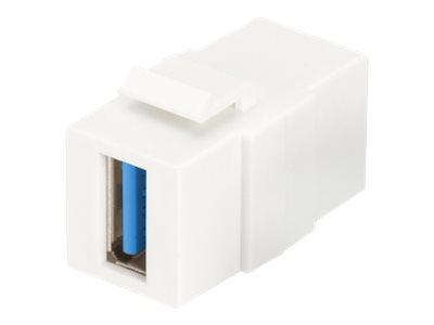 USB 3.0 Keystone ModuleUSB 3.0 Keystone Module Female/Female color white