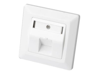 FACEPLATE FOR KEYSTONE JACKS 1X RJ45 DUS
