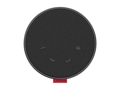 Lenovo Go - Speakerphone hands-free - wired - USB-C - thunder black, storm grey - Certified for Microsoft Teams