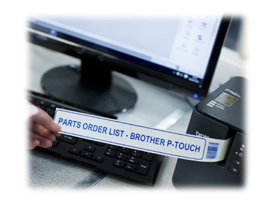 Brother P-Touch PT-P950NW - Label printer - thermal transfer - Roll (3.6cm) - 360 x 720 dpi - up to 60 mm/sec - LAN, Wi-Fi(n), USB 2.0