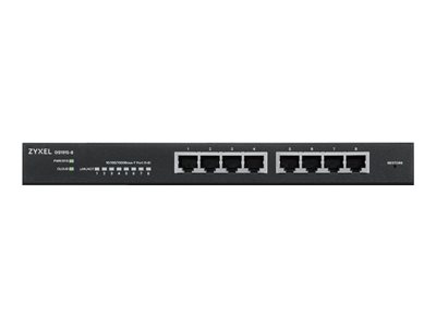 Zyxel GS1915 Series GS1915-8 - Switch - NebulaFLEX compatible - smart - 8 x 10/100/1000 - desktop, wall-mountable