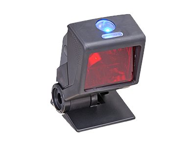 QuantumT 3580 RS232 Kit Black ((MS3580-41). standard square weighted base (70-74588). 2.9m (9.5') straight RS232 cable (59-59000-3). EU PS(46-00526))