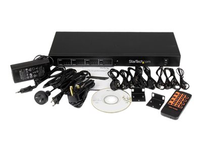 StarTech.com 4x4 HDMI Matrix Switcher / HDMI Extender over Cat5 / Cat6 - Video/audio/infrared extender - over CAT 5/6 - 4 ports - up to 70 m - for P/N: STHDBTRX, SVA12M5NA