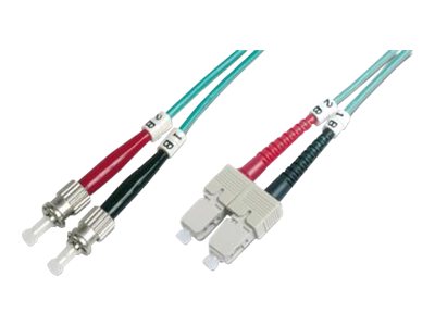 FO PATCH CORD DUPLEX ST TO SC MM OM3 5