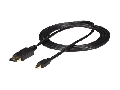 StarTech.com 10ft Mini DisplayPort to DisplayPort Cable - M/M - mDP to DP 1.2 Adapter Cable - Thunderbolt to DP w/ HBR2 Support (MDP2DPMM10) - DisplayPort cable - Mini DisplayPort (M) to DisplayPort (M) - 3 m - for P/N: CDP2MDPEC, CDP2MDPFC, CDPVDHDMDP2G, CDPVDHDMDPRG, CDPVDHDMDPSG, CDPVDHMDPDP