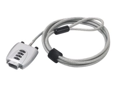 Neomounts NSVGALOCK VGA Security Lock - Security cable lock - silver - 2 m