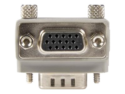 StarTech.com Right Angle VGA Adapter - Right Angle VGA to VGA - Male/Female - Type 1 - VGA Adapter Cable (GC1515MFRA1) - VGA adapter - HD-15 (VGA) (M) to HD-15 (VGA) (F) - grey - for P/N: MXTHQMM2MA, MXTHQMM5MA, MXTMMHQ2M, MXTMMHQ30M, MXTMMHQ3M, MXTMMHQ5M, MXTMMHQ7M