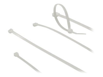 TRANSP CABLE TIE 203 MM. Zak 100 stk
