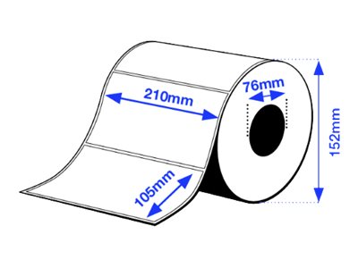 PP Matte Label Prem Die-cut Roll 259